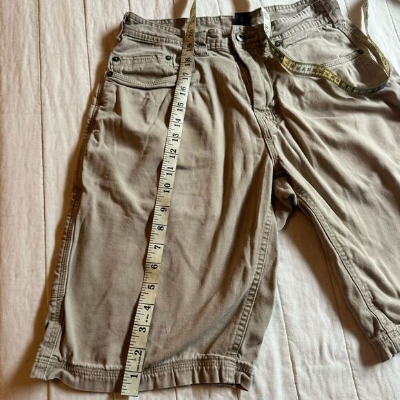 prAna Men's Shorts Size 28 Khaki Gray Organic Cotton Outdoors Breathe Work - Picture 10 of 14